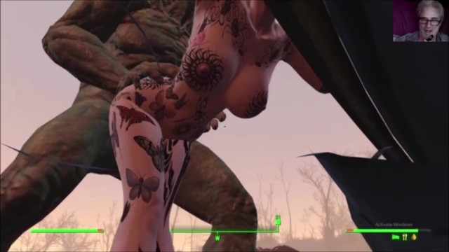 Big Ass Tatooed MILF Morning Fucked By Friendly Mutant Fallout 4 AAF