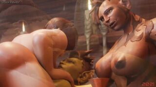 Orcs & Dwarves by NYL ENHANCED 2021 - A 3D Futa Animation