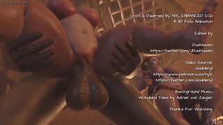 Orcs & Dwarves by NYL ENHANCED 2021 - A 3D Futa Animation