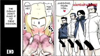 Tsunade X 4 Guys (Horny Tsunade having Sex with 4 Guys)