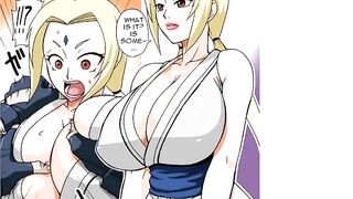 Tsunade X 4 Guys (Horny Tsunade having Sex with 4 Guys)