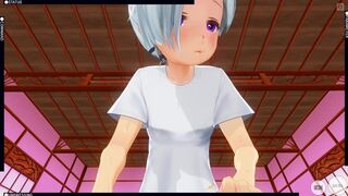 3D HENTAI POV little Sister Saddled your Cock