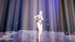 MMD Wisin & Yandel - Follow the Leader Seraphine Hot Striptease 4K UHD 60FPS