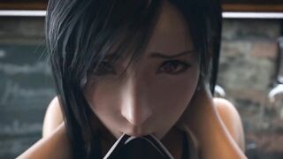 Tifa Lockhart And Cloud Strife - Seventh Heaven