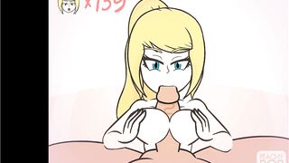 Super Smash Girls Titfuck! Samus