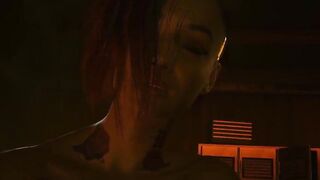 Judy Alvarez and Girl FULL SEX - Cyberpunk 2077 Lesbian Sex