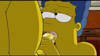 Simpsons Porn - Marge and Artie afterparty