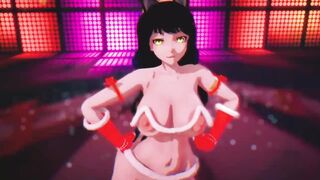 Mmd R18 Hot and Sexy Sexy with Melon Milk - Blake Bikini Santa Outfit