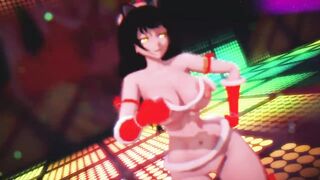 Mmd R18 Hot and Sexy Sexy with Melon Milk - Blake Bikini Santa Outfit