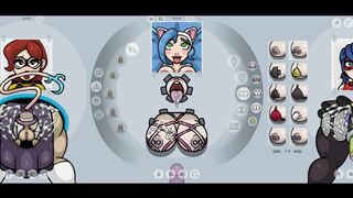 Fapwall Weird Hentai game Felicia Darkstalker intense fuck