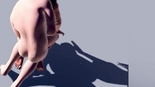 3d animated babe fuck doggy