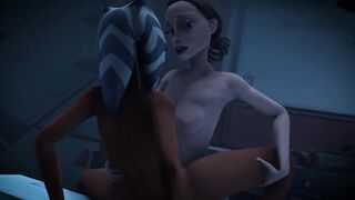 Padme And Ahsoka Having Fun