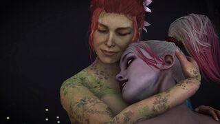 Harley Quinn And Poison Ivy Love Making