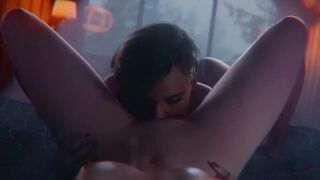 Cyberpunk 2077 - Lesbian FULL Sex with Judy Alvarez, XMod