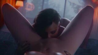 Cyberpunk 2077 - Lesbian FULL Sex with Judy Alvarez, XMod