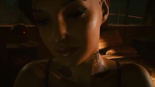 Cyberpunk 2077 - Lesbian FULL Sex with Judy Alvarez, XMod