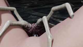 [3D Hentai Animation] I love facehuggers