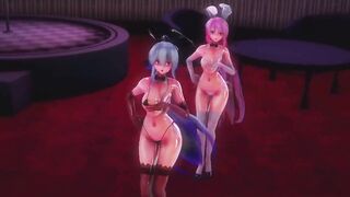 Mmd R18 Bunny Baku Fuck Hardcore after Concert 3d Hentai