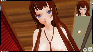 3D HENTAI POV Kurisu Makise Rides your Dick (Steins Gate)