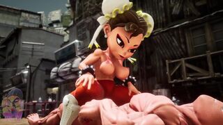 Chun-Li Street Fight