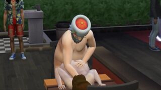 Santa Claus Loves to Fuck from behind | Wicked Whims Sims