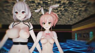 MMD R18 Mika and Sirius Sistar - Shake it 1224