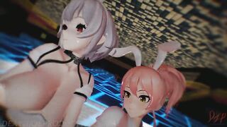 MMD R18 Mika and Sirius Sistar - Shake it 1224