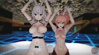 MMD R18 Mika and Sirius Sistar - Shake it 1224