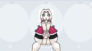 Fapwall [rule34 Hentai Game] Sakura from Naruto is taking 6 Penis at once