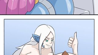 Lamia Breast Expansion - Inflation Hentai Comic