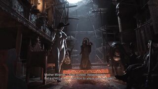 Resident Evil 8 - Nude Lady Dimitrescu Resident Evil Village: Tall Vampire Lady