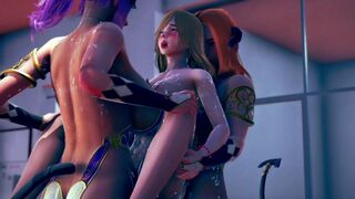 Sexy Succubus Fuck to Working Woman - 3d Hentai Animation