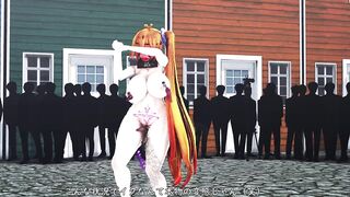 Mmd Sexy Nun Naked the Orc ask her to Give Service to the People for being Good Girl 3d Hentai Anal