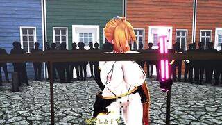 Mmd Sexy Nun Naked the Orc ask her to Give Service to the People for being Good Girl 3d Hentai Anal