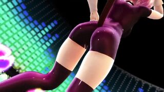 Mmd R18 Short Chan in Pink Cat Suit with Erected Nipple