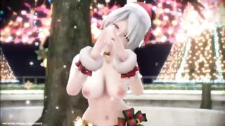 MMD R-18 HAKU Christmas Suit - Marine Dreamin