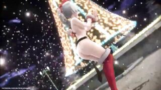 MMD R-18 HAKU Christmas Suit - Marine Dreamin