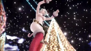 MMD R-18 HAKU Christmas Suit - Marine Dreamin