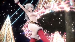 MMD R-18 HAKU Christmas Suit - Marine Dreamin