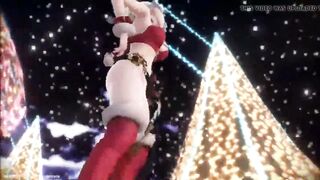 MMD R-18 HAKU Christmas Suit - Marine Dreamin