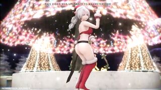 MMD R-18 HAKU Christmas Suit - Marine Dreamin