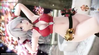 MMD R-18 HAKU Christmas Suit - Marine Dreamin