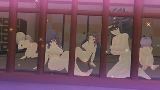 Senran Kagura Sexy Team Finisher Compilation Hidden Room