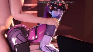 Widowmaker Doggy Creampie