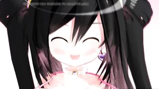 MMD, sexy slut bouncing her super huge tits