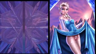 SekushiLover - DIsney Elsa vs Naked Elsa