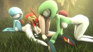 Pokemon mai dawn and gardevoir