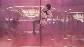 Dead or alive Nyotengu poledance