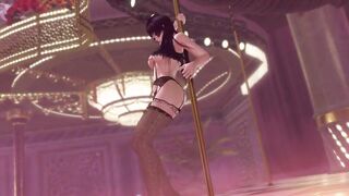 Dead or alive Nyotengu poledance