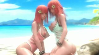 Threesome NieR Automata Devola Popola TwinTop Animated PORN